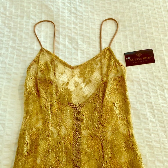 Gold Lace NWT Dress - Picture 4 of 7